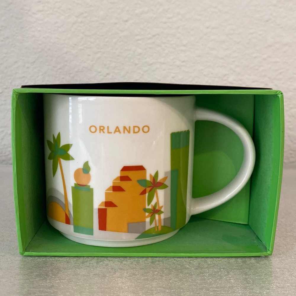*NIB* Orlando Starbucks Full Size Mug - Discontinued You Are Here collection